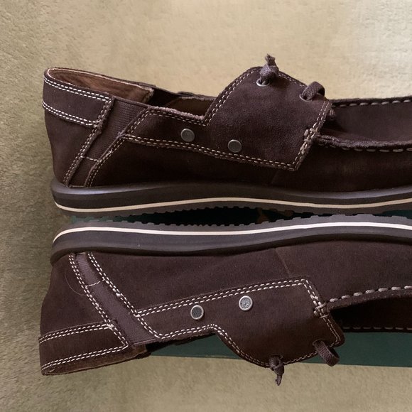 BNWOB Men\'s Clarks Couch Slippers Brown Size US 10 main image 5